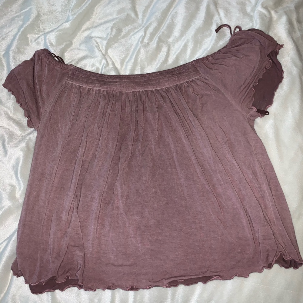 American Eagle Off-The-Shoulder Tee